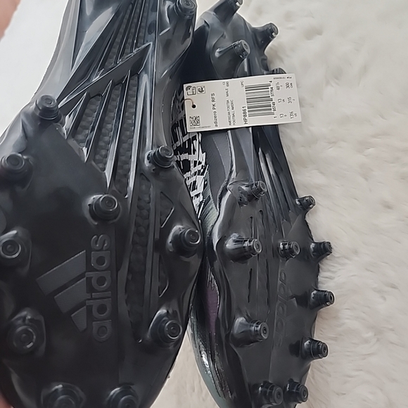 Adidas Adizero Primeknit Core Black Football Cleats Men's 13.5 HP8861 - Picture 4 of 6